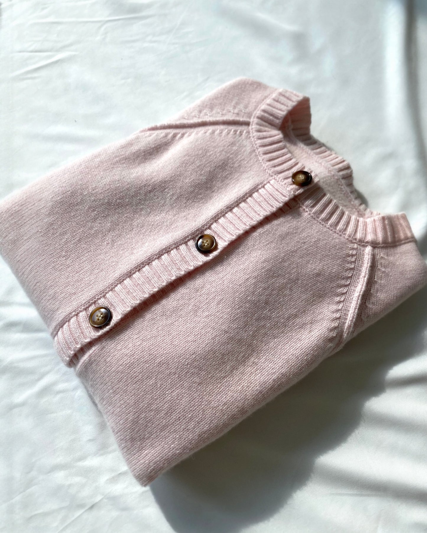 Blossom Cashmere Blend  Crew Cardigan